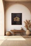 Lotus Spiritual Art Frame
